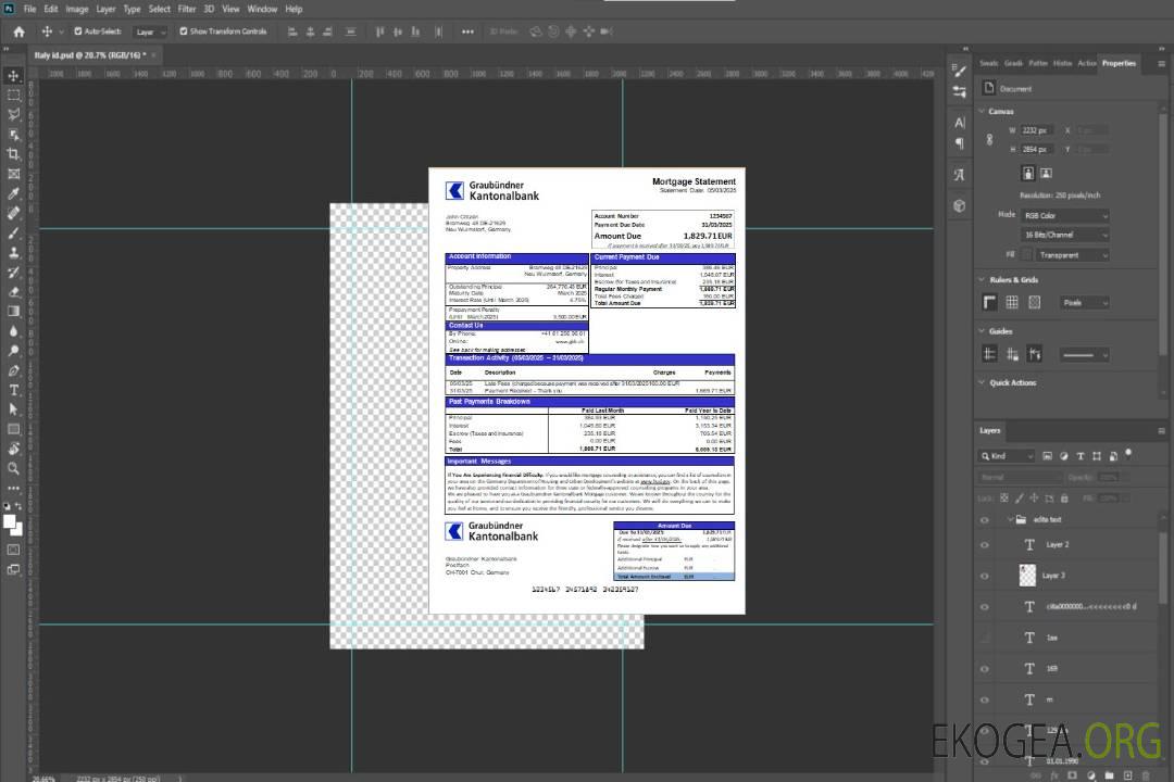 Allemagne Graubuendner Kantonalbank relevé hypothécaire bancaire scr template Allemagne Graubuendner Kantonalbank relevé hypothécaire bancaire scr template